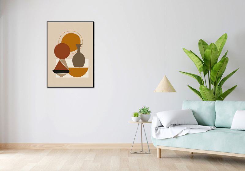 Plakat 64x90cm Geometryczna Utrata zdjęcie 4
