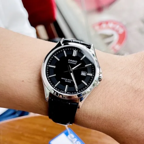 Zegarek Męski Casio MTS-100L-1A+ BOX (zd237a) SZAFIR na Arena.pl