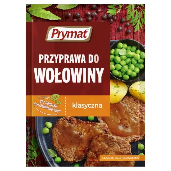 PRYMAT PRZYPRAWA DO WOŁOWINY 20G zdjęcie 1