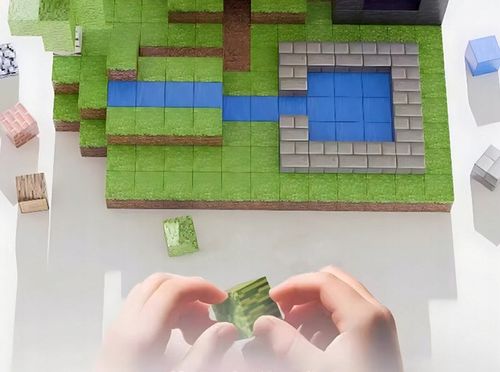 KLOCKI MAGNETYCZNE MINECRAFT KLOCKI SZEŚCIANY 100 KLOCKÓW + 1 FIGURKA MOCNE na Arena.pl