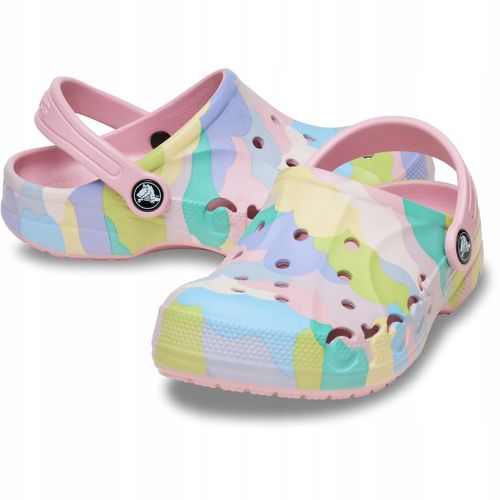 Dziecięce Buty Chodaki Crocs Baya Seasonal Printed 209729 Clog 23-24 na Arena.pl