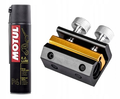 ZESTAW OLIWIARKA DO SMAROWANIA LINEK + SMAR SPRAY MOTUL P4 E.Z. LUBE na Arena.pl