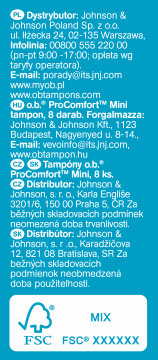 Ob Pro Comfort Tampony  A. 8 Mini na Arena.pl