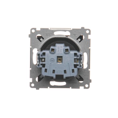 Simon54 Gniazdo wtyczkowe pojedyncze z uziemieniem DGZ1Z.01/49 czarny na Arena.pl