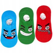 Skarpetki Stopki Dziecięce Śmieszne Skarpety z Silikonem MORAJ 3-PARY 31-34