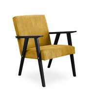 Fotel LISEK - PRL / miodowy / noga czarna / PO01