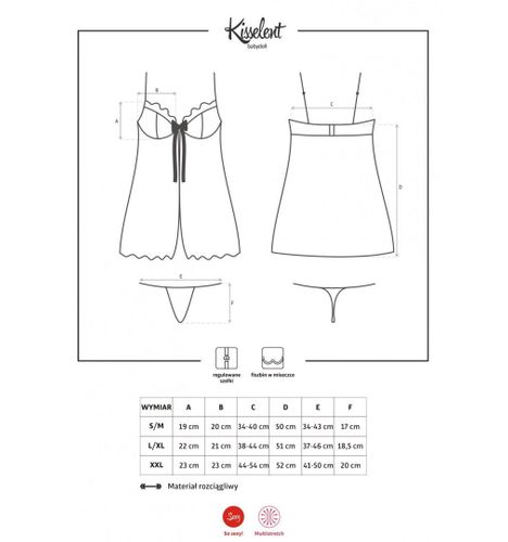 Kisselent babydoll S/M na Arena.pl