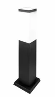 Lampa ogrodowa 45cm stojąca słupek czarna E27 zew