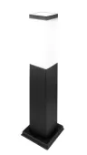 Lampa ogrodowa 45cm stojąca słupek czarna E27 zew