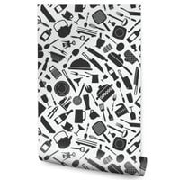 Tapeta Do Kuchni AKCESORIA Kuchenne Noże Garnki