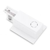 Zasilanie końcowe podtynkowe Track AZ4303 do 3-faz 230V białe prawe