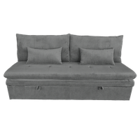 Sofa wypoczynkowa Aster szara sztruksowa rozkładana z funkcją spania