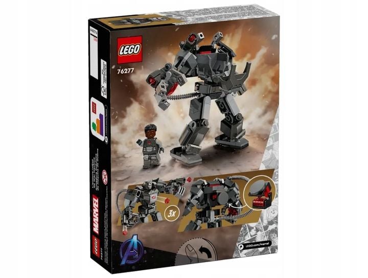 Lego Marvel. Mechaniczna zbroja War Machine 76277 zdjęcie 1