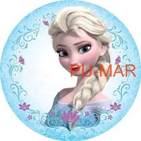 Opłatek na tort Urodziny Elsa Anna Kraina Lodu Frozen Tekst Gratis
