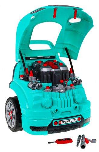 DLA DZIECI AUTKO Z SILNIKIEM DO NAPRAWY Z AKCESORIAMI na Arena.pl