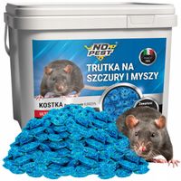 Kostka Trutka Trucizna na Szczury Myszy Gryzonie Brodifakum No-Pest 5kg