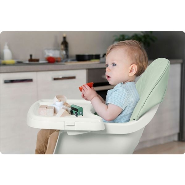 Krzesełko do karmienia Nukido Lilo miętowe zdjęcie 13