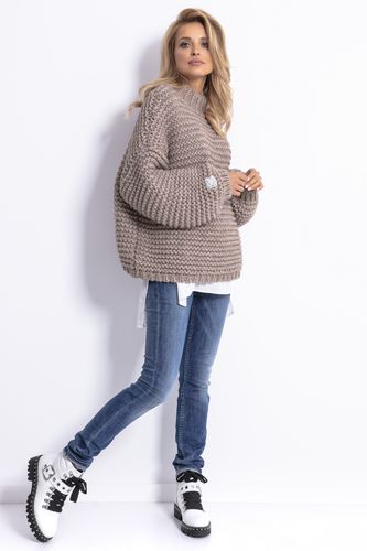 Sweter CHUNKY KNIT F790 Mocca S/M na Arena.pl