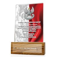 Statuetka nadruk dla wojskowego na podziękowania