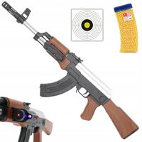 KARABIN AK47 PISTOLET NA KULKI 6mm Z LASEREM + GRATIS 800szt KULKI