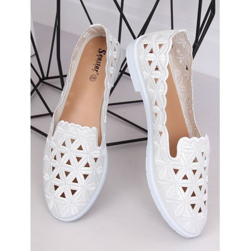 Baleriny ażurowe białe JX79P White r.36 na Arena.pl