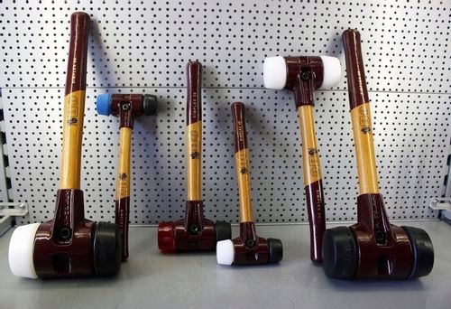 Młotek brukarski z miękkim bijakiem gumowy SIMPLEX 80mm 2,9kg HALDER na Arena.pl