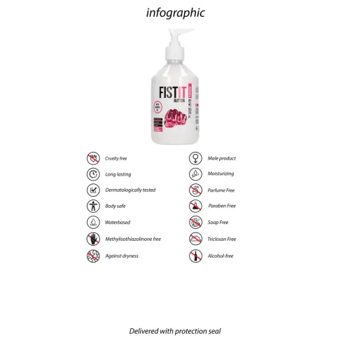 shots fist it boybutter żel intymny wodny 500ml pompka na Arena.pl