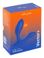we-vibe vector+ royal blue - anatomiczny masażer zdalnie sterowany