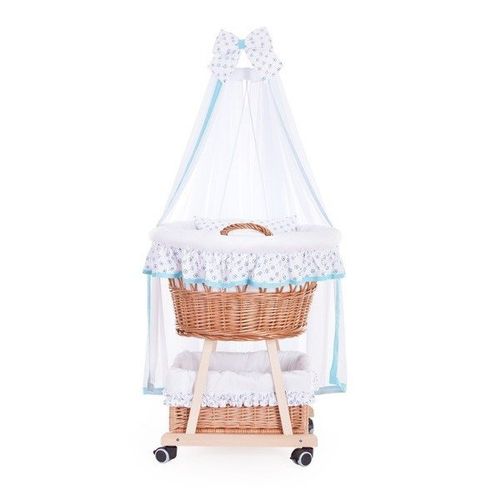 BABY ŁÓŻECZKO WIKLINOWE DLA NIEMOWLĄT 90X53 H30 CM na Arena.pl