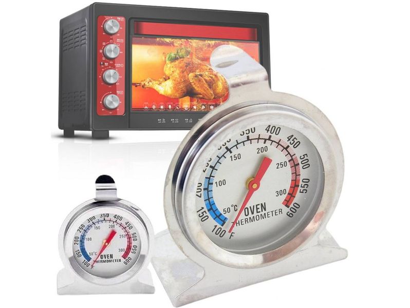 Termometr do piekarnika duży stalowy kuchenny zdjęcie 2