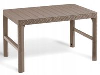 Keter Stół Stolik Ogrodowy Regulowany 2W1 Beżowy