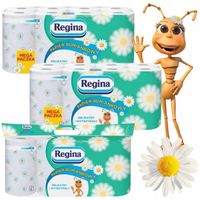 Papier toaletowy REGINA Rumiankowy 40 rolek MEGA 3 warstwy mocny