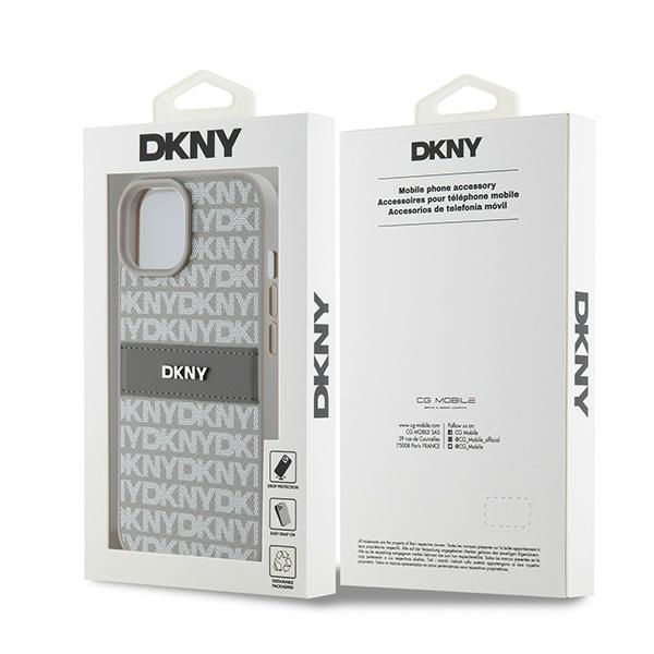 Etui DKNY do iPhone 15, iPhone 14, iPhone 13, Beżowy zdjęcie 8