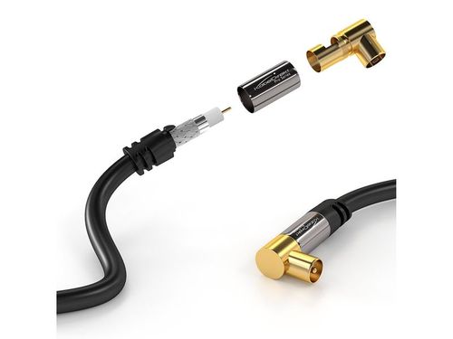 Przewód Coaxial Cable 5m 75 Ohm HDTV PRO Series na Arena.pl