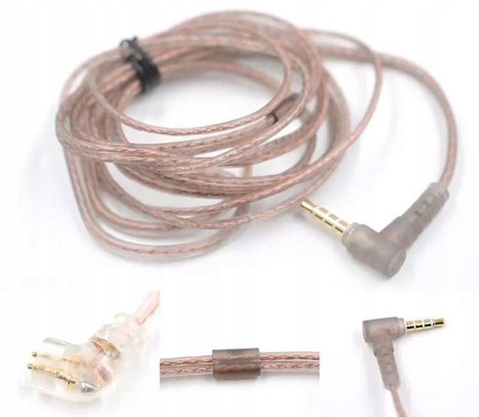 Kabel KZ czysta miedź OCC C-pin ZSN ZS10 ZSX CCA zdjęcie 1