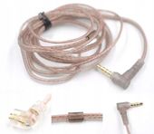 Kabel KZ czysta miedź OCC C-pin ZSN ZS10 ZSX CCA