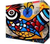 Obraz 20x20cm Ptak Na Wznak