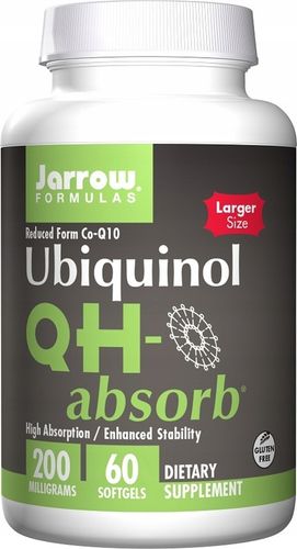 Jarrow Formulas Ubiquinol QH-absorb 200mg 60 kaps na Arena.pl