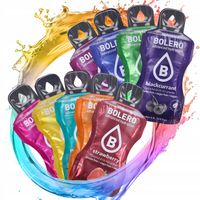 BOLERO NAPÓJ DO SATURATORA WODY W SASZETCE 45SZT X 3G BEZ CUKRU MIX SMAKÓW