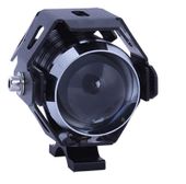 Halogen motocyklowy reflektor U5/10W led kolor czarny