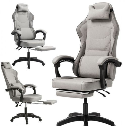 fotel gamingowy obrotowy vector z masażerem podnóżkiem ko48sz na Arena.pl