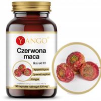 Yango CZERWONA MACA wsparcie na: ENERGIA PAMIĘĆ SPRAWNOŚĆ fizyczna 90kaps.