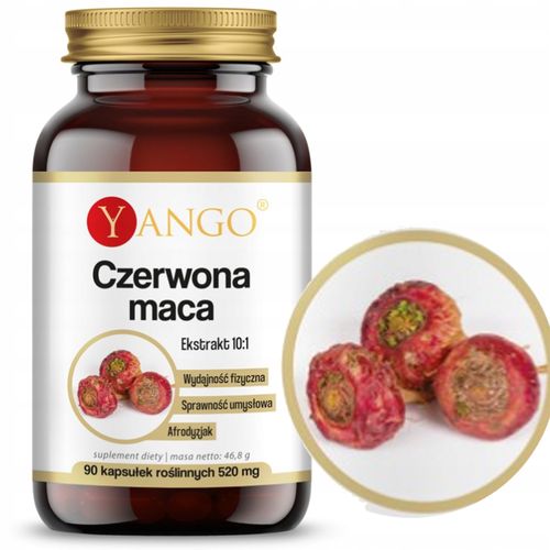 Yango CZERWONA MACA wsparcie na: ENERGIA PAMIĘĆ SPRAWNOŚĆ fizyczna 90kaps. na Arena.pl