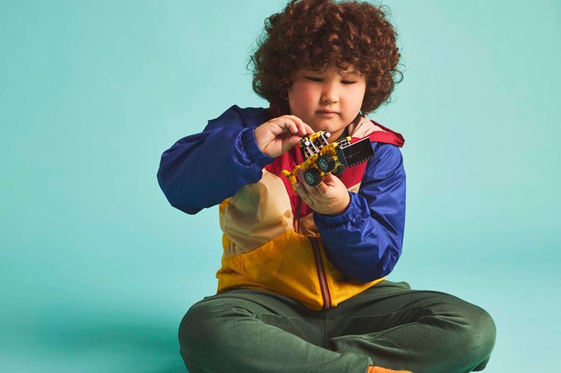 LEGO Technic Koparko-ładowarka koparka pojazd budowlany 42197 zdjęcie 10