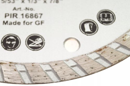 TARCZA DIAMENTOWA TURBO DO GRESU 125MM PIR16867 na Arena.pl