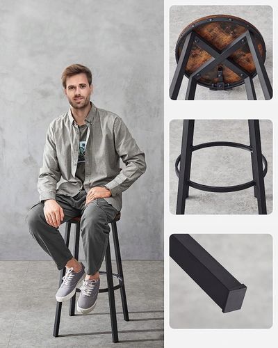 Taborety Barowe 2szt  - LBC026B01V1 na Arena.pl