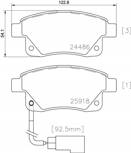 KLOCKI HAM TYL FORD TRANSIT 06- BREMBO na Arena.pl