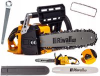 PILARKA PIŁA ELEKTRYCZNA RIWALL 3550W ŁAŃCUCHOWA 400mm METALOWA PRZEKŁADNIA