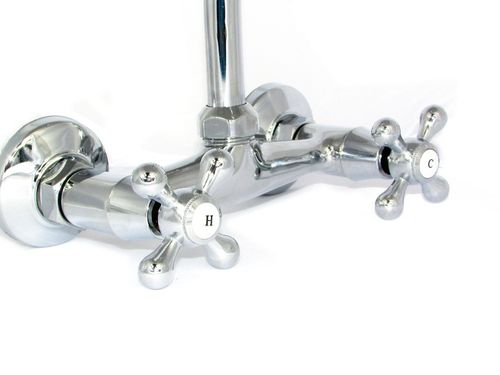 BATERIA KUCHENNA RETRO ŚCIENNA FLEX Z DŁUGĄ WYLEWKĄ na Arena.pl