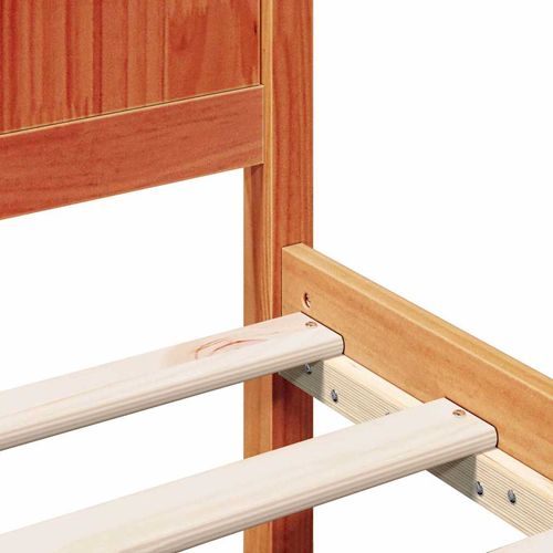 Stelaż łóżka w woskowanym brązie Brązowy woskowany na Arena.pl